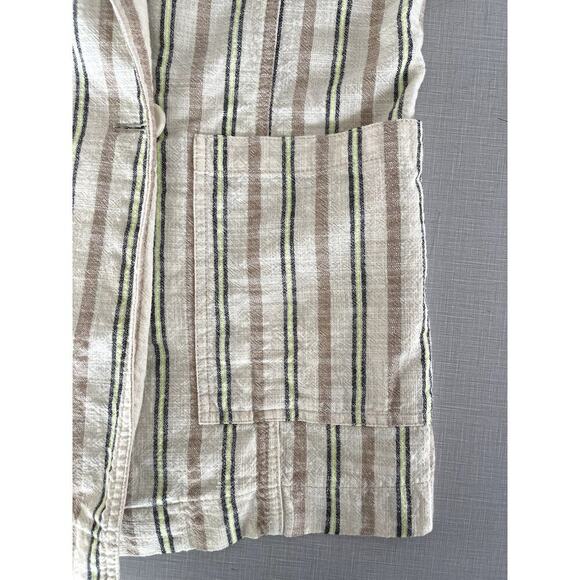 Maeve Anthropologie Sz XS Danielle Blazer Cotton Oversized Casual Boho Classic - Picture 6 of 13